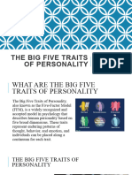 The Big Five Traits of Personality