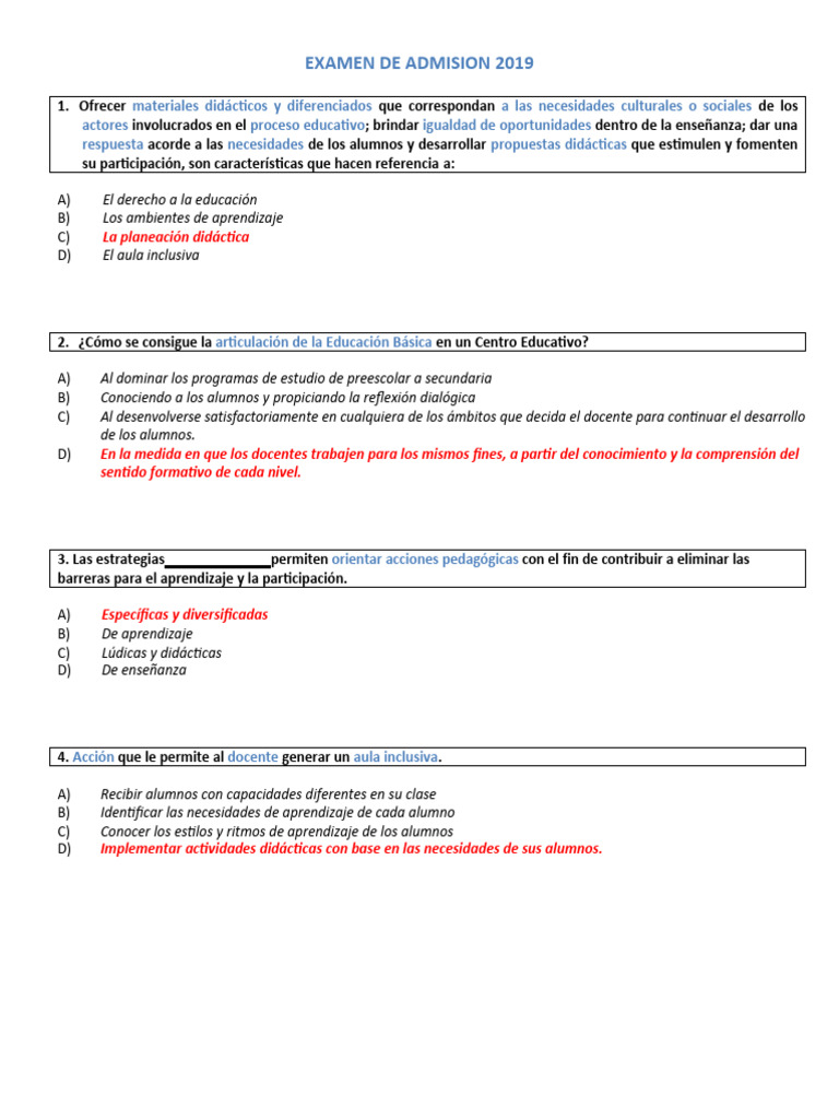 Estrategias para Aula Inclusiva en Educación | PDF | Plan de estudios ...