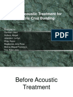 Acoustic Room Treatment Report 