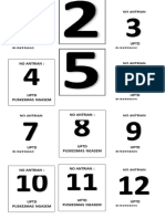 Form Nomor Antrian