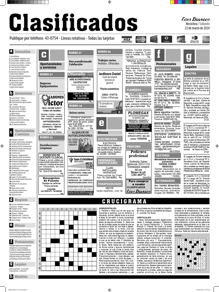 Clasificados 23 | PDF