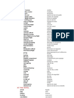 Vocabulario Y Expresiones en Ingles