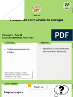 Fontes Não Renováveis de Energia: Ciências