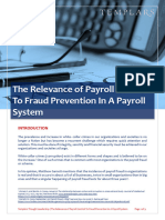 Templars - The Relevance of Payroll Control To Fraud Prevention in A Payroll System