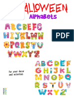 Halloween Alphabets
