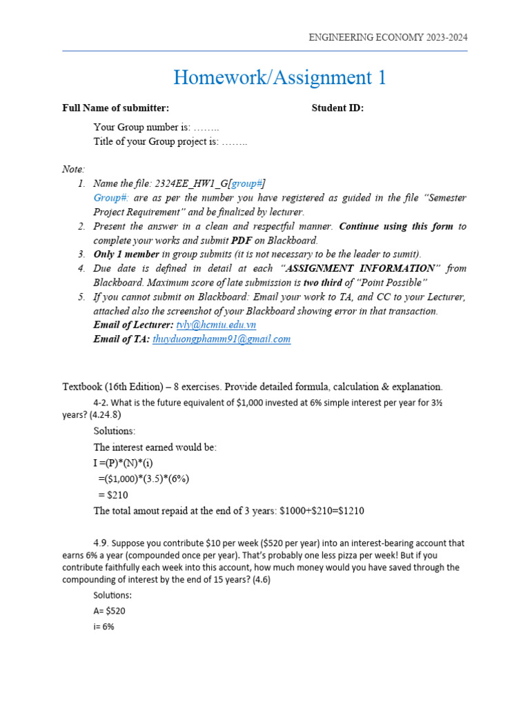 HW1 Ee | PDF