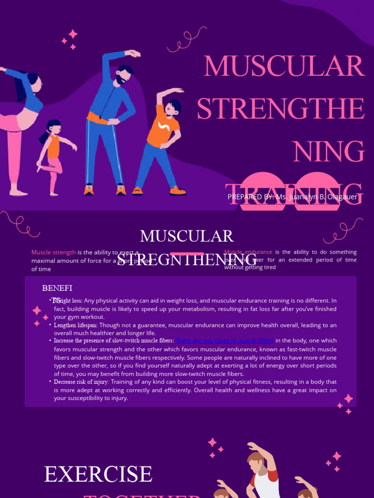 Muscular Strengthening Training | PDF | Skeletal Muscle | Foot