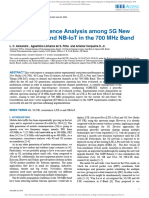 Indoor Coexistence Analysis Among 5G New Radio, Lte-A and Nb-Iot in The 700 MHZ Band