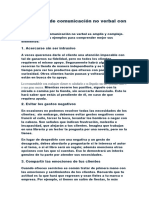 7 Ejemplos de Comunicacion No Verbal