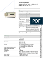 TWDLCAE40DRF - Compact PLC base Twido product data sheet summary
