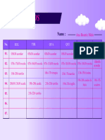 Purple and Pink Modern Weekly Chore Chart