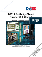 ICT 9 Activity Sheet: Quarter 3 - Week 1