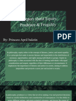 A Report About Equity, Prudence & Frugality