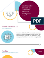 Generative AI Presentation For Students
