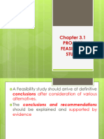 3.1 Project Feasibility Study