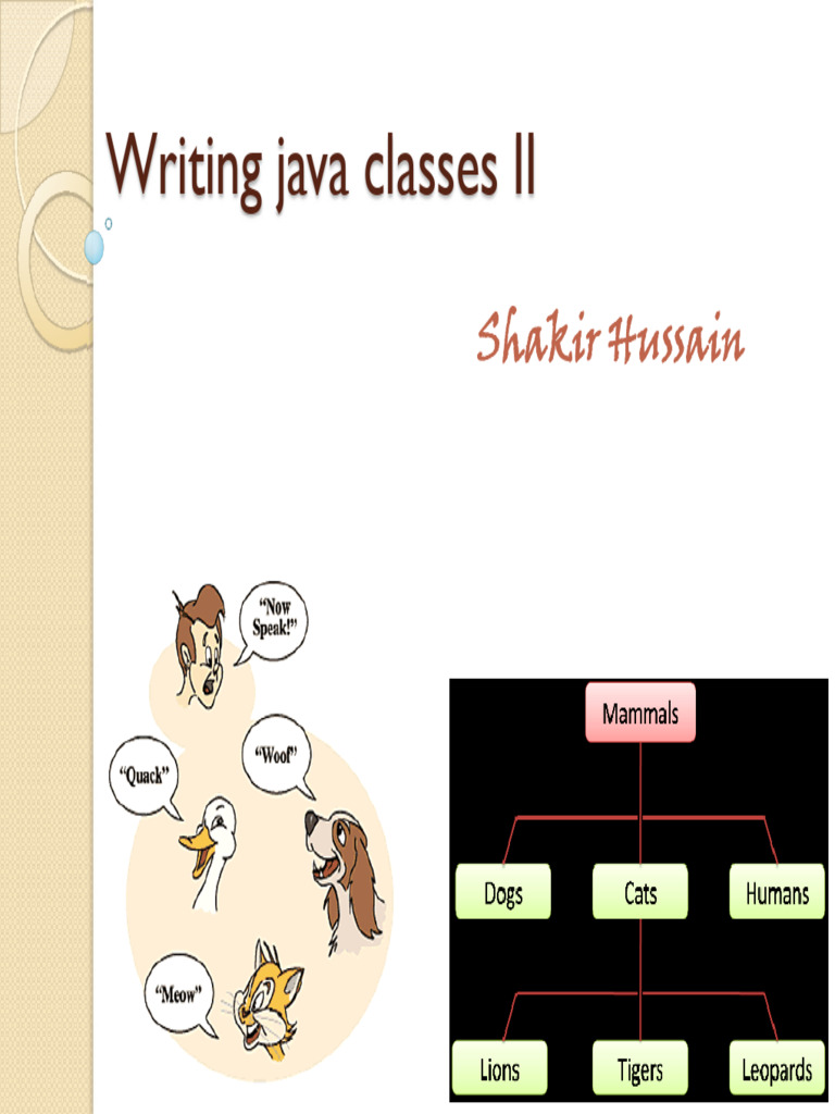 005 - Writing Java Classes - 2 | Download Free PDF | Inheritance ...