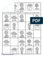 Cut and Paste Pattern Missing Plants