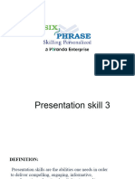 4-Presentation Skills 1.4 (Strategic Presentation, Importane and Types of Visual Aids) - 08!01!2024