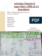 Marketing Channel of Dudhsagar Dairy (Milk &
