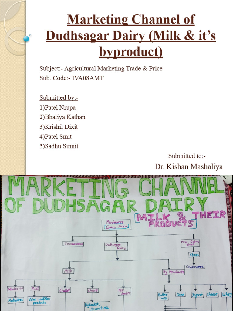 Marketing Channel of Dudhsagar Dairy (Milk & | PDF | Milk | Dairy