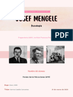 Josef Mengele - Personaje Antisocial - Melissa Paredes