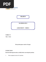 Grade 9 Numeric and Geometric Patterns | PDF | Numbers | Mathematics