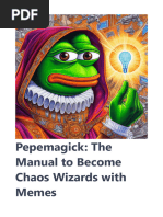 Pepemagick The Manual To Become Chaos Wizards With Memes (ENG) 2023 Lex Mars EBOOK