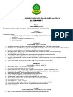 Tata Tertib Dan Peraturan Pondok Pesantren Al-Khoirot