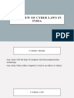 Overview of Cyber Laws in India