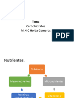 Clase 3.carbohidratos y Metabolismo Energético