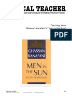 Ghassan Kanafani S Men in The Sun