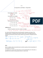 L-3 - Equations, Ratio and Proportions