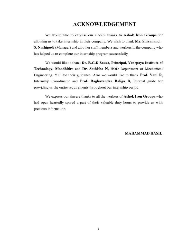 Internship Report at Ashok Iron Groups | PDF | Machining | Industrial ...