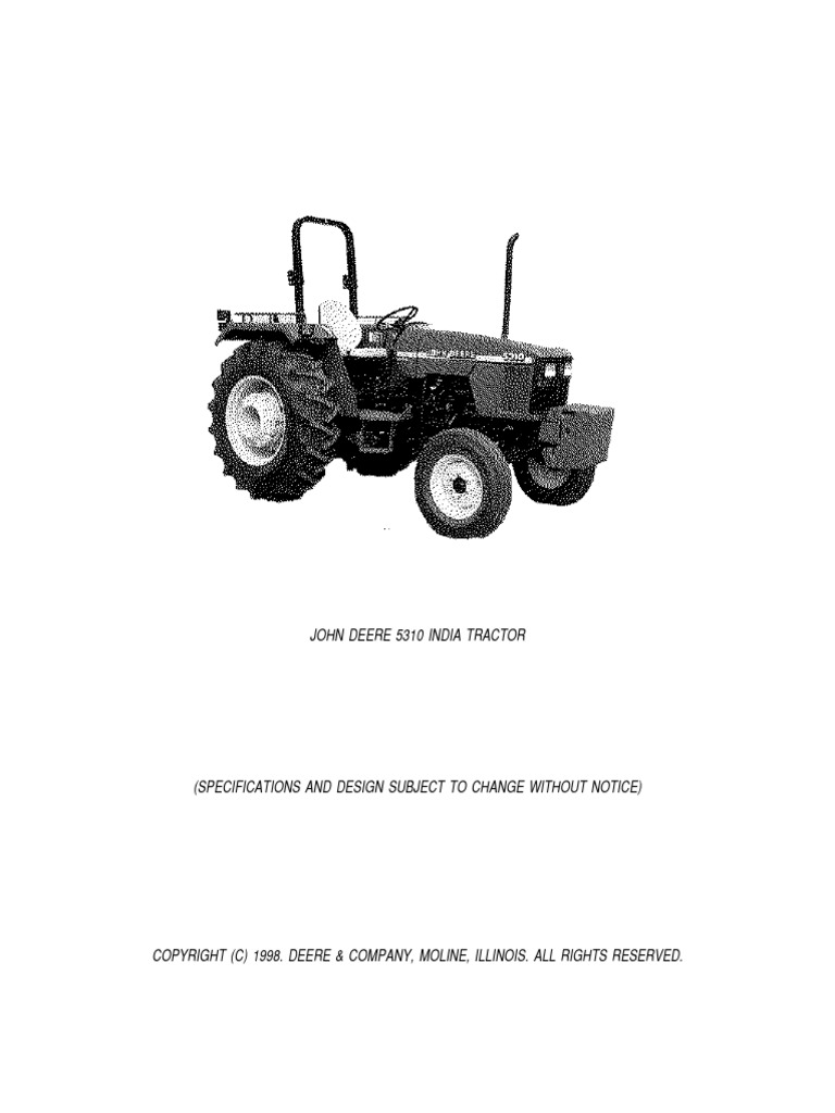 5310 india tractor sn py5310s005118 introduction pdf screw horsepower