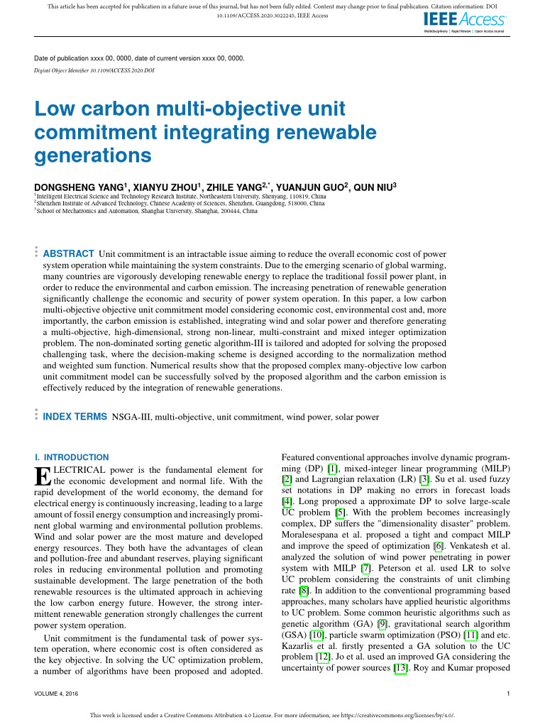 Access 2020 3022245 | PDF | Linear Programming | Renewable Energy