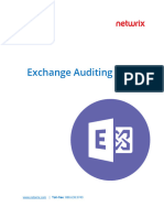 Exchange Auditing