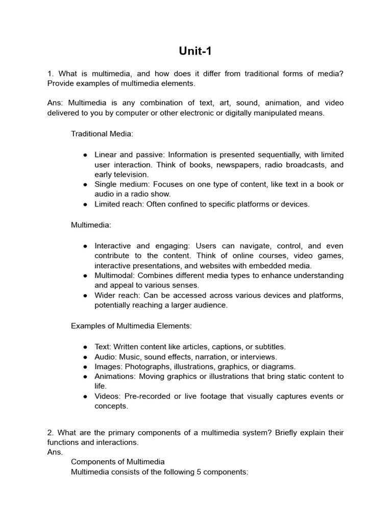 Multimedia intelligence overview