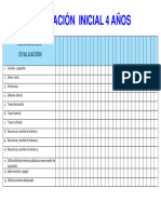 6 4 Años Registro Evaluación Inicial Tabla Doble Entrrada