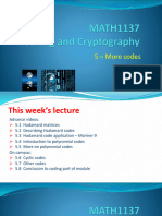 Hadamard, Polynomial, Cyclic Etc. Codes