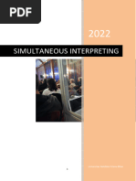 Modul - Simulataneous Interpreting-UNU