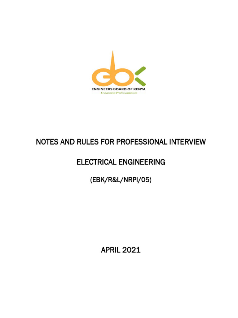 Notes Rules Electrical Engineering Pdf Experience Engineering