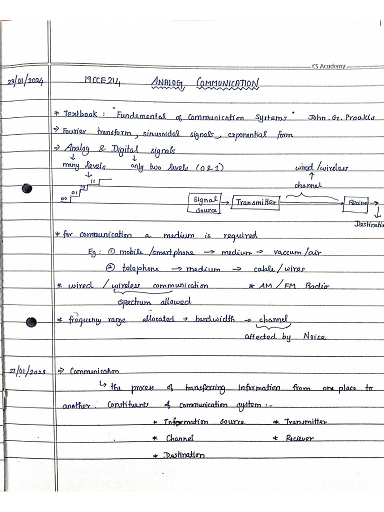 Analog Com Notes | PDF