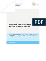 Informe Gestio ETSETB 21-22