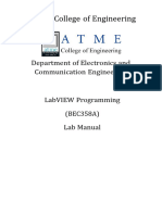 Lab VIEW Programming Syllubus