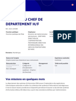 Adjoint Au Chef de Departement H F Choisir Le Service Public