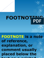 10 - Footnoting
