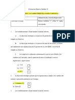 Evaluación Objetiva Módulo Vi