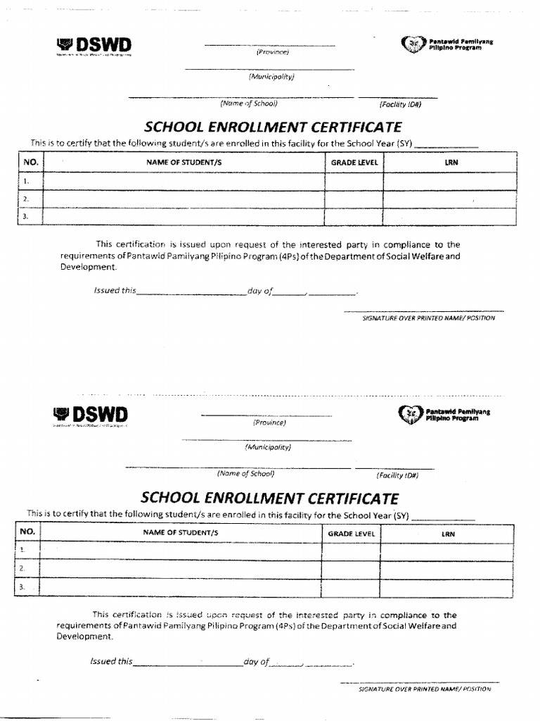 School Cert | PDF