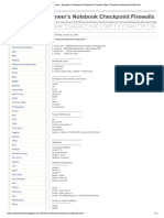 Dhansham - Engineer's Notebook Checkpoint Firewalls Gaia - Checkpoint Special Config Files