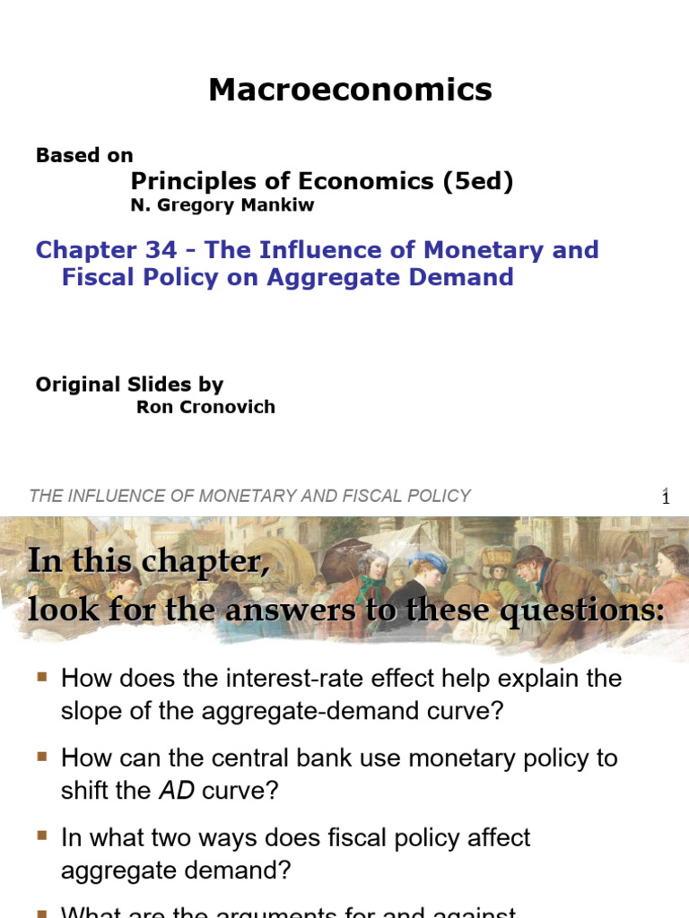 Macro-C34 Monetary Fiscal Policies | PDF | Fiscal Policy | Monetary Policy